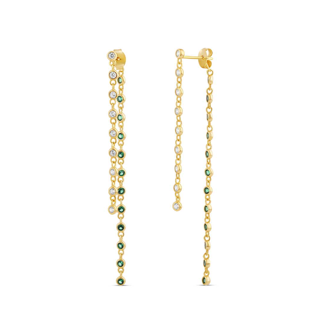 Bezel DBY Falling Earring