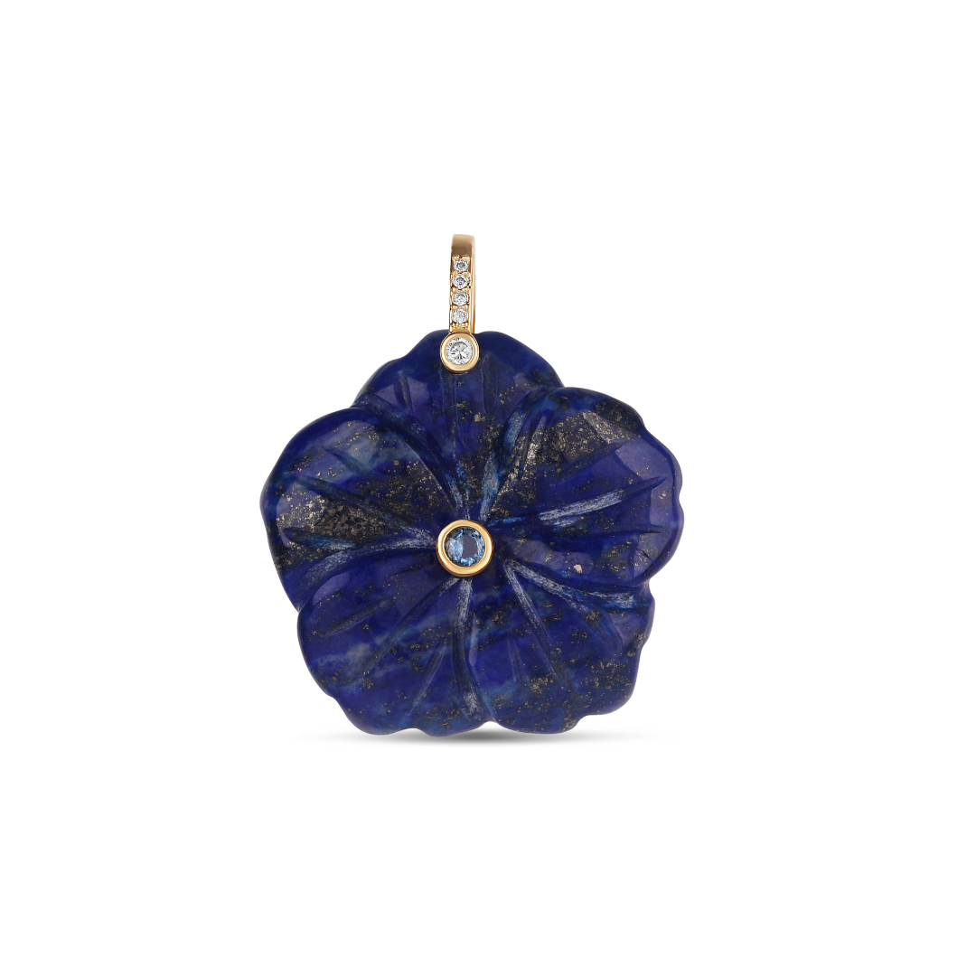 Carved Flower Charm