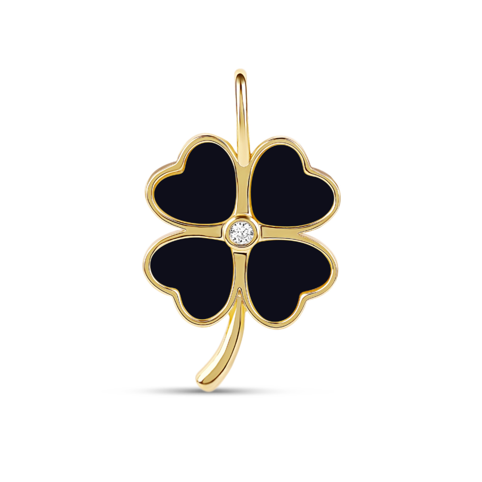 Clover Stone Charm