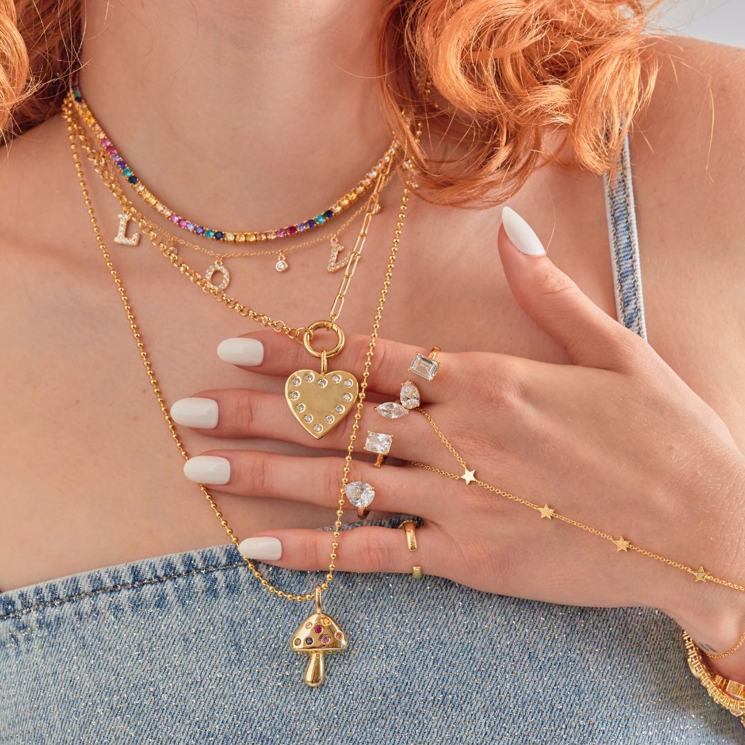 Everyday Rainbow Tennis Necklace – JTG Jewelry