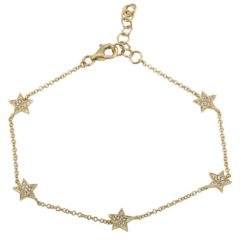 5 Star Diamond Bracelet