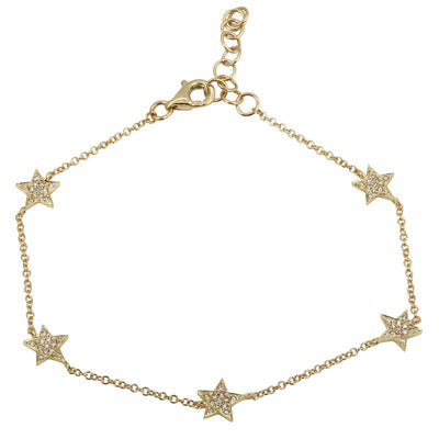 5 Star Diamond Bracelet