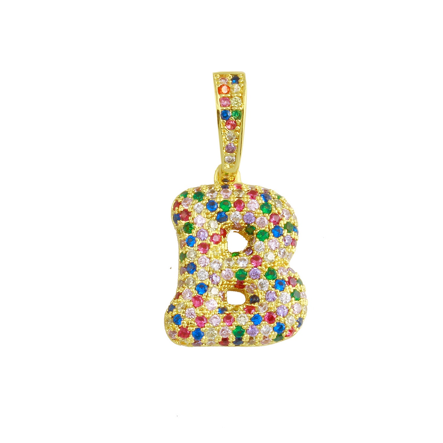 Rainbow Bubble Initial Charm