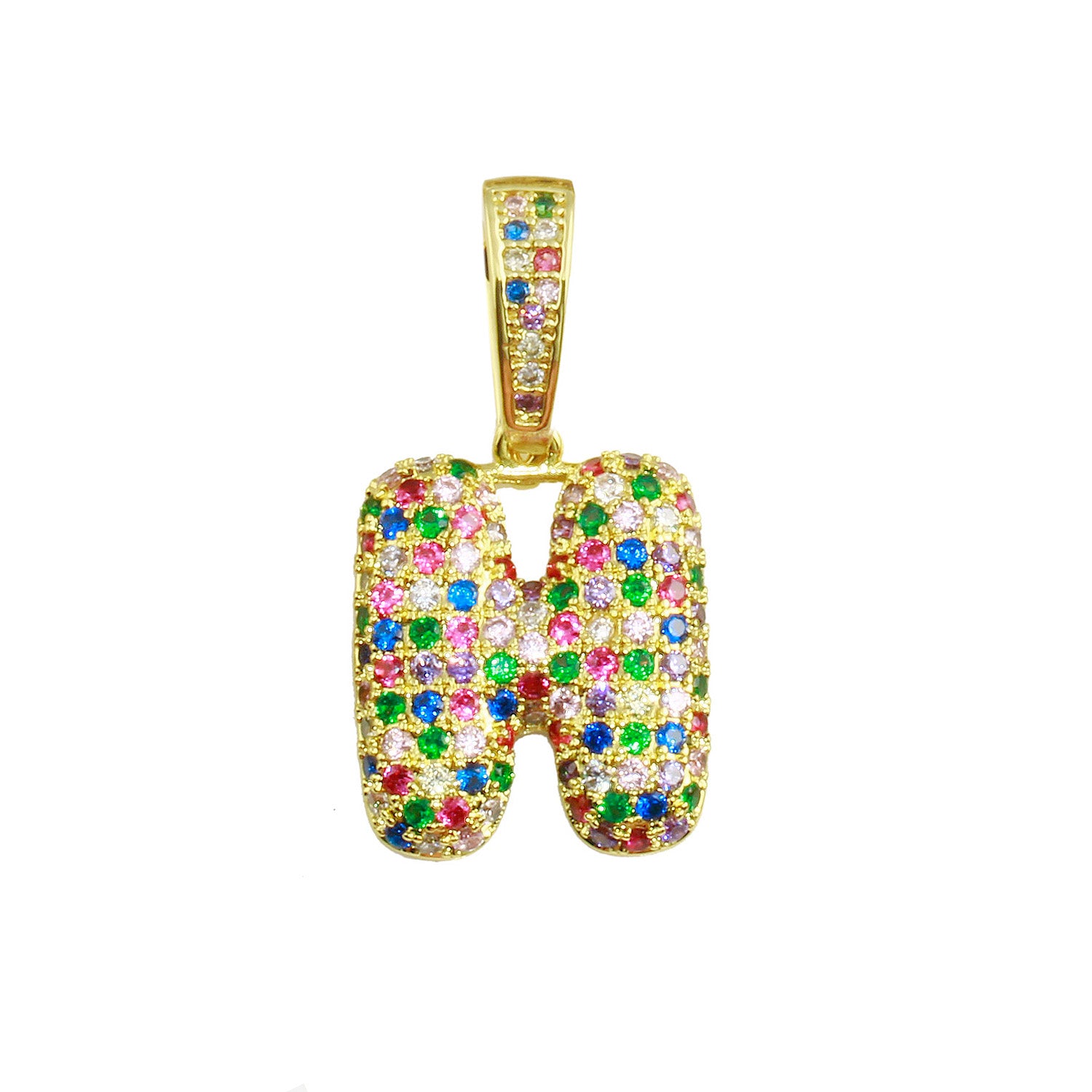 Rainbow Bubble Initial Charm