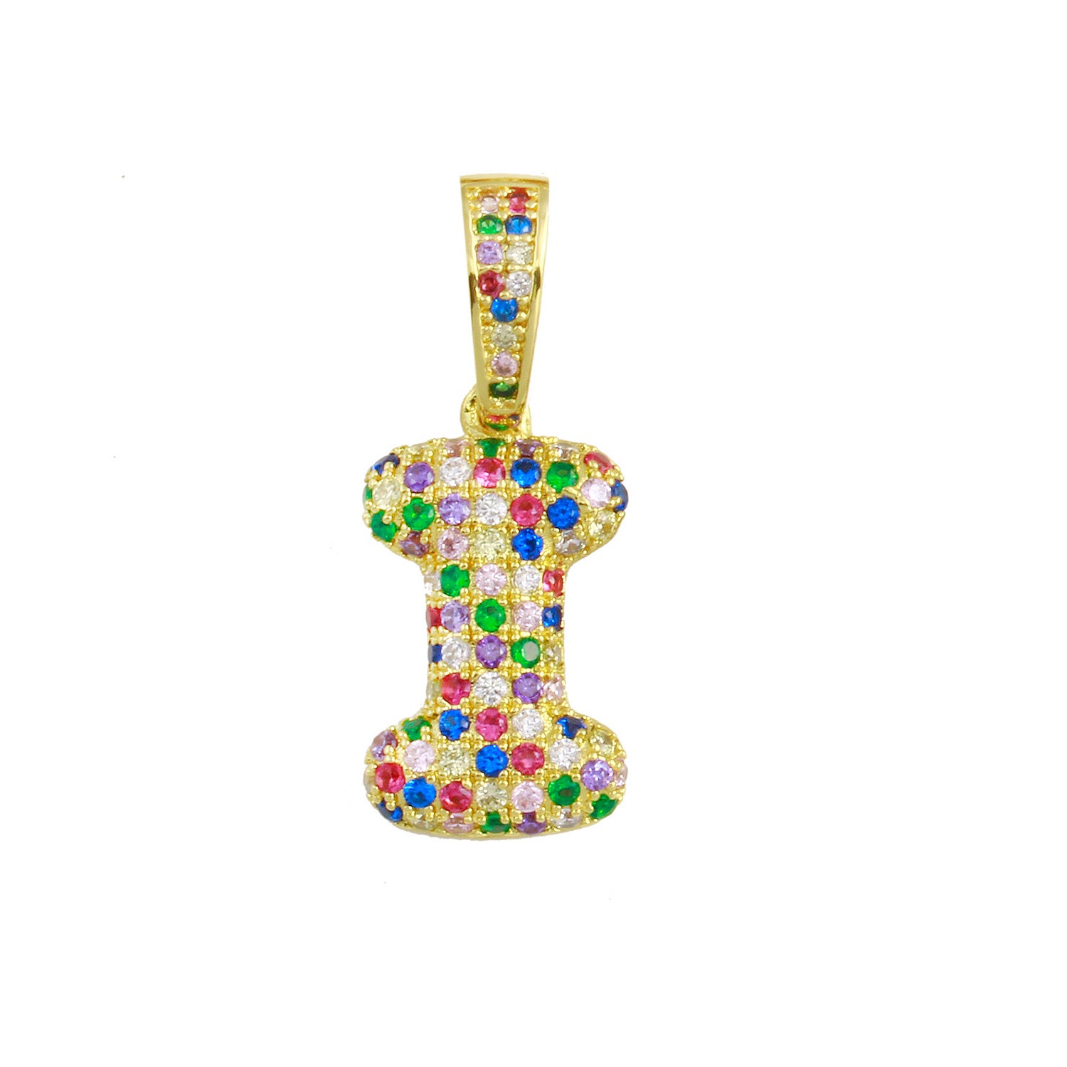 Rainbow Bubble Initial Charm