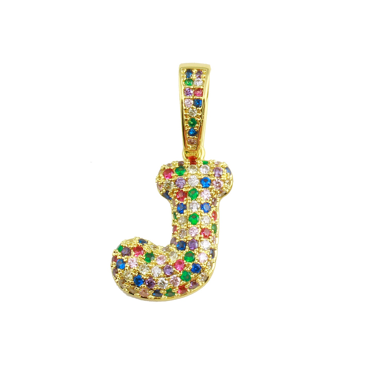 Rainbow Bubble Initial Charm