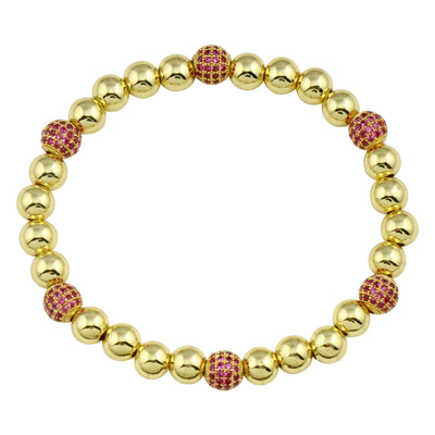 Fanciest Golden Color Ball Bracelets