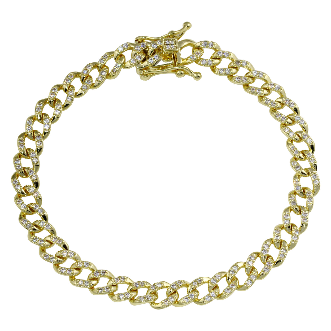 5 mm Cuban Chain Bracelet