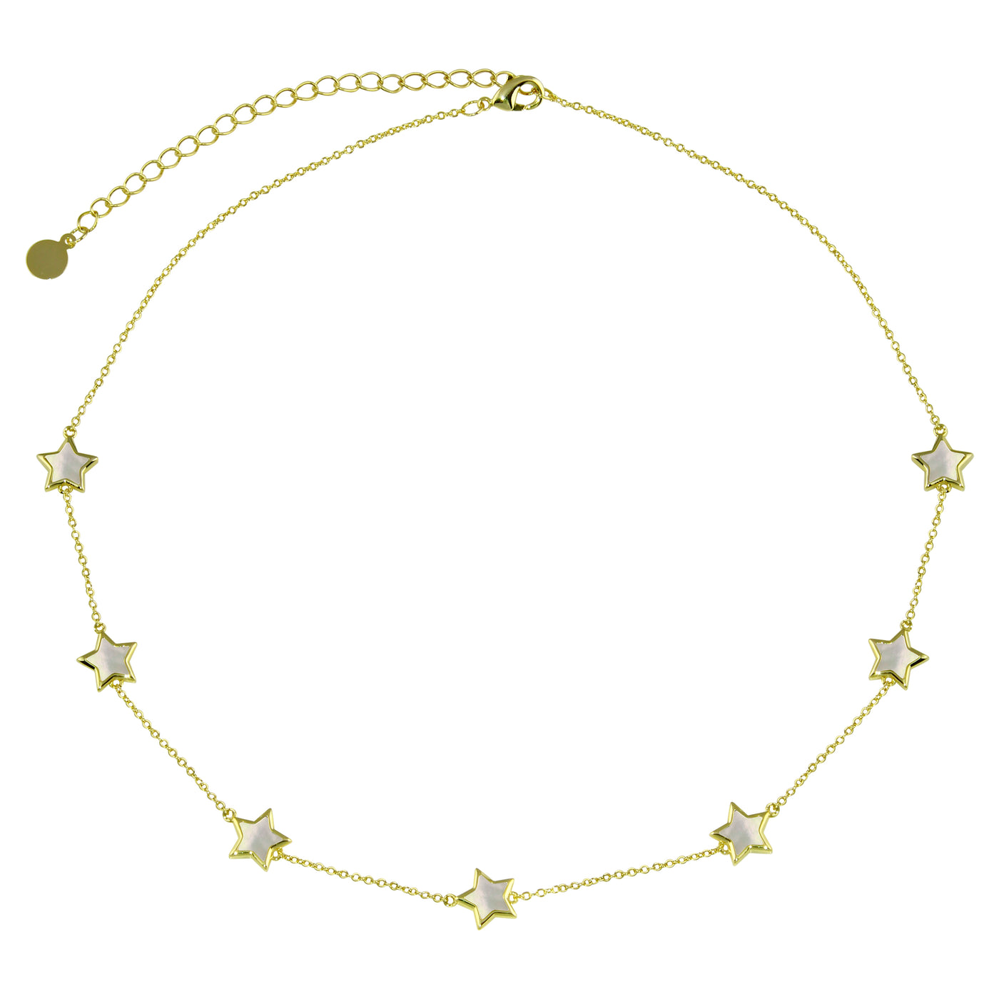 Multi Stone Star Necklace