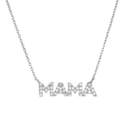 Pave MAMA Necklace