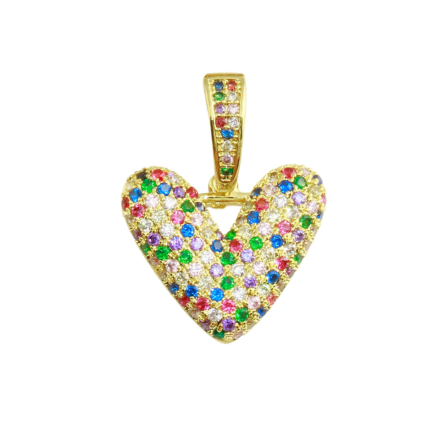 Rainbow Bubble Initial Charm