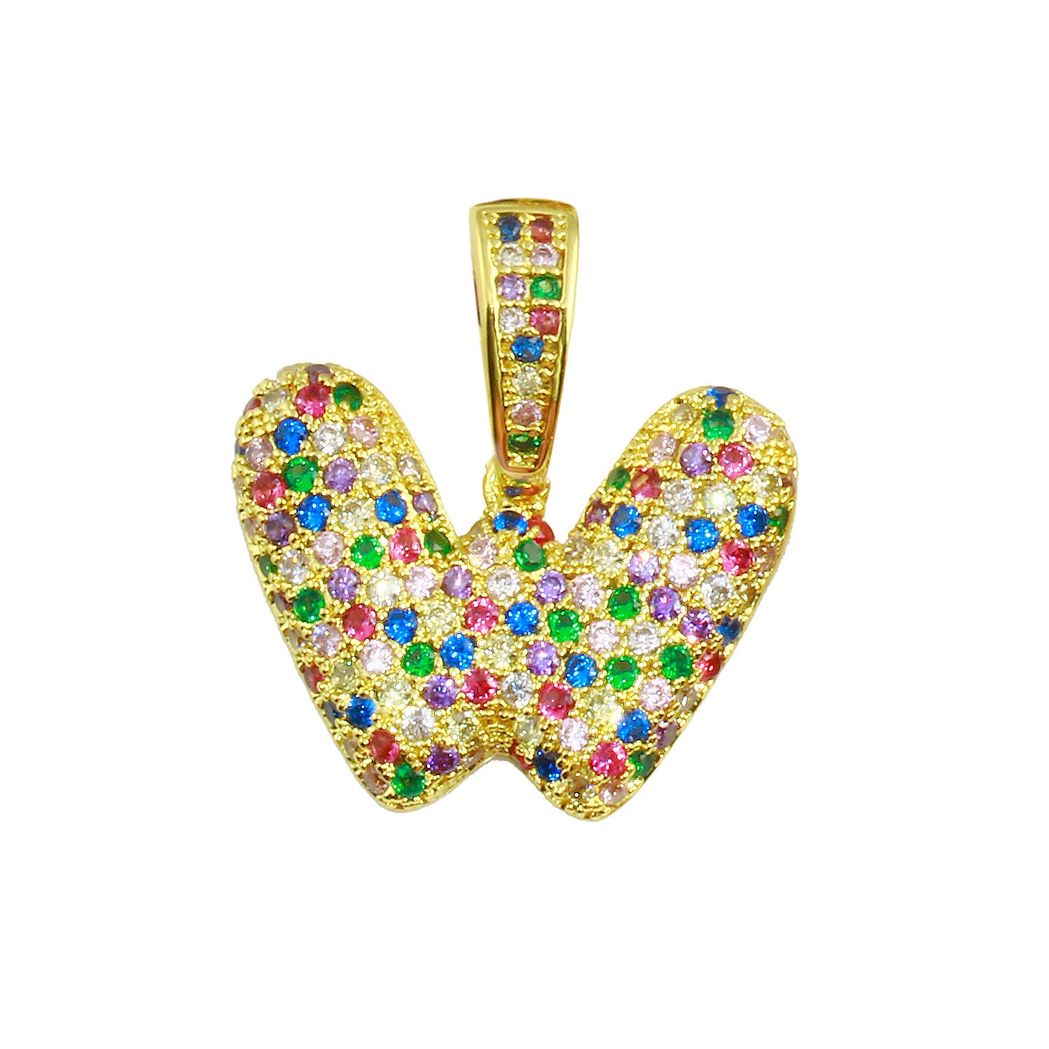 Rainbow Bubble Initial Charm