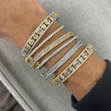 Single Diamond Bangle