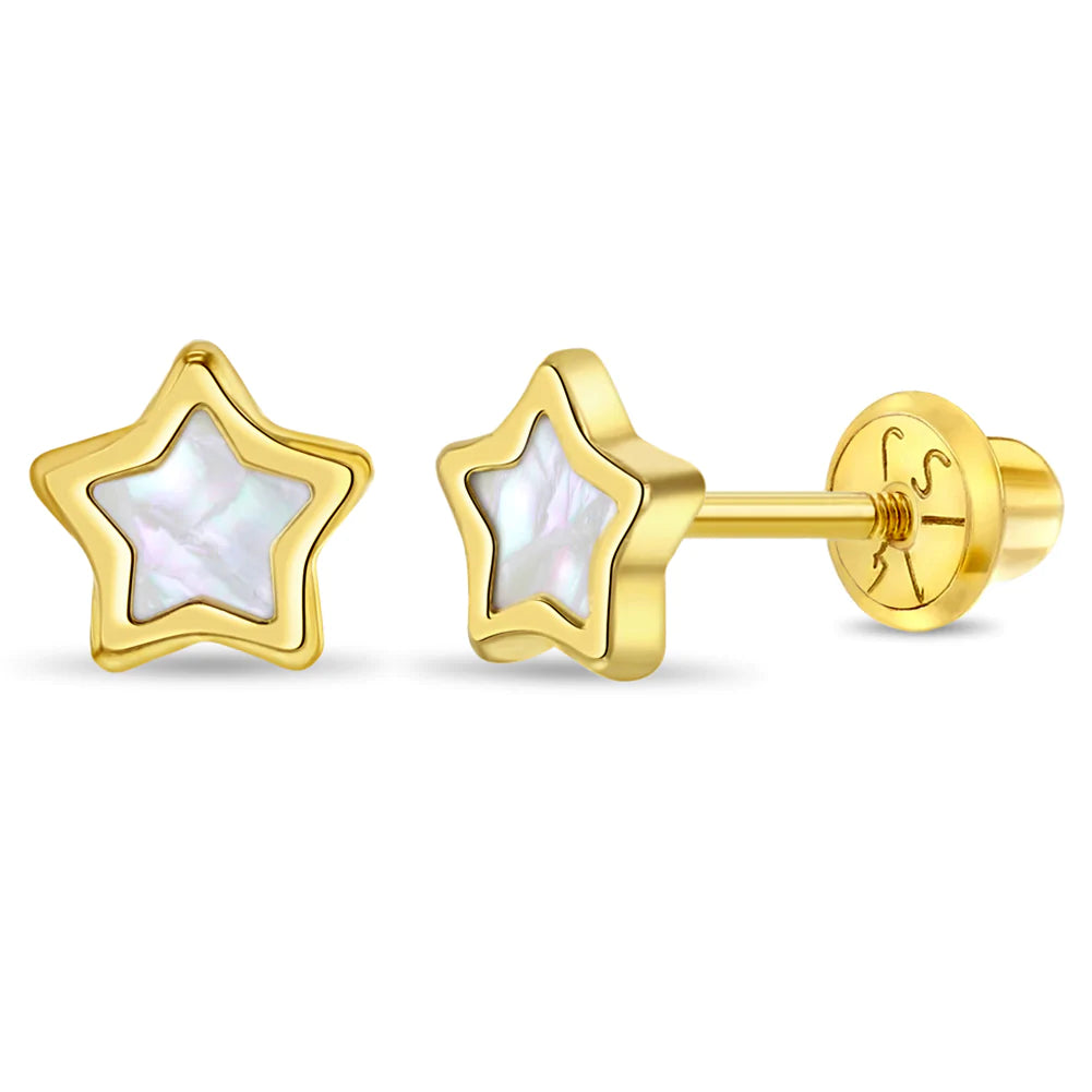 14k Mother of Pearl Star